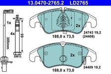 Fits ATE 13.0470-2765.2 Brake Pad Set, disc brake   ⭐UK Stock⭐