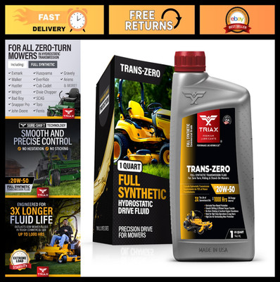 20W-50 Full Synthetic Hydrostatic Transmission Oil for Zero-Turn & Riding Mowers