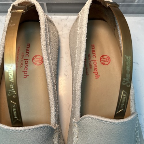 Mark Joseph New York Herren Driving Wildleder Beige/Hellbraun Leder Mokassin Größe 11 - Bild 7 von 24