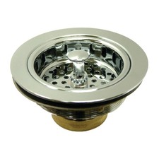 KBS1001 Kitchen Sink Basket Strainer, Polished Chrome