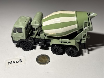 M408 Conrad MB Betonmischer Baufahrzeug Mercedes Benz Metall 1:50 Zementmischer