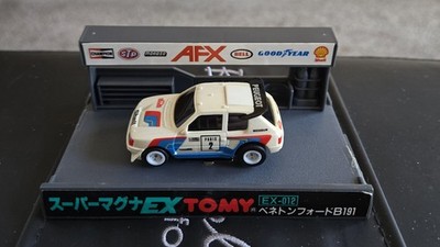 TOMY AFX Peugeot 205 Turbo E2 Paris Dakar HO Slot Car Boxed Japan
