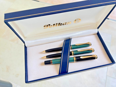 ULTRARARE  Pelikan  Souverän M300, K300, D300 SET  - 14C M Nib - HARD TO FIND