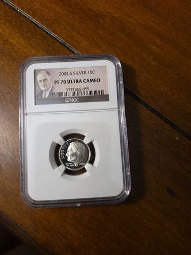 2004 S Roosevelt Dime - NGC PF 70 Ultra Cameo 10C Silver