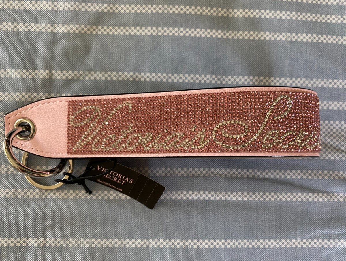 VICTORIA'S SECRET Pretty Blossom Wristlet Keychain with Bling