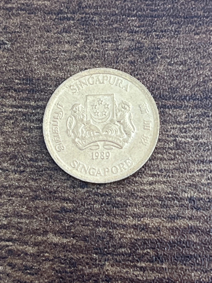 曾流通1989 新加坡硬币| eBay