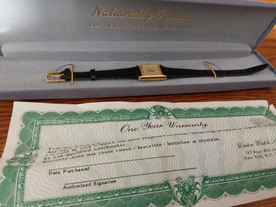 Vintage Ladies WATCH by Winton H&R BLOCK 10 YEAR AWARD