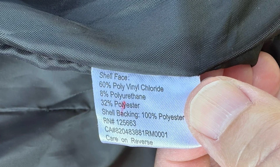 Chaqueta de moto Big Chill de cuero sintético rojo tachonado talla M gótica steampunk Foto 3 de 4