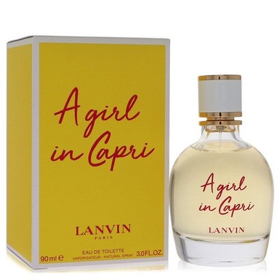 A Girl In Capri by Lanvin Eau De Toilette Spray 3 oz for Women
