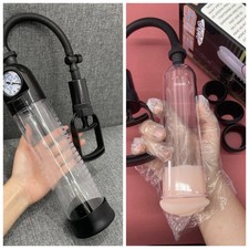 Male Vacuum Pump Penis Enhancement Enlarger Extender Men Bigger Growth Delay Us