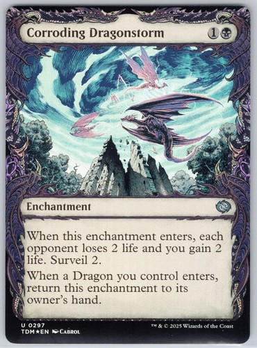 Corroding Dragonstorm (Showcase Foil) Tarkir: Dragonstorm #297