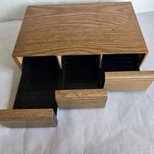 Vintage Cassette Tape Sliding Storage Case Holds 36 Cassettes