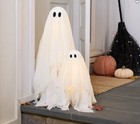NEW Open Box POTTERY BARN Small & Medium Lit Ghost Set- 19”H & 33” H (Set of 2) — photo 2