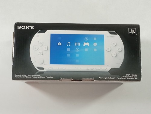KONSOLE SONY PLAYSTATION PORTABLE (PSP 1004) KERAMIK WEISS EURO (KOMPLETT - GUT