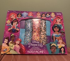 DISNEY PRINCESS BEAD KIT 15007 Pieces To Make 25 Projects New CINDERELLA, ARIEL.