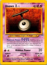 Unown [T] Common Neo Destiny 088/105 LP on eBay