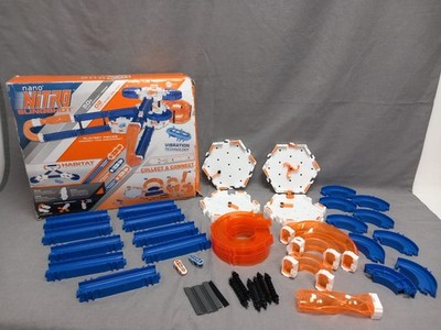 Hexbug Nano Nitro Schleuder Spielset blau weiß mit 2x Bug VERPACKT KOMPLETT