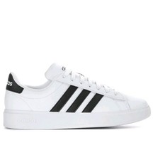 Adidas Grand Court 2.0 Womens White Black Tennis Sneakers GW9214 Size 8.5