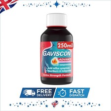 Rapid Heartburn & Indigestion Relief - Advance 250ml Liquid with Aniseed Flavor