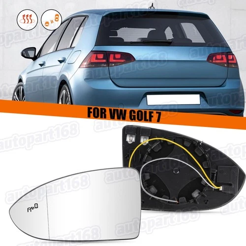 For VW Golf 7 Golf 7.5 GTI 2013-2020 Left Side Blind Spot Heated Mirror Glass