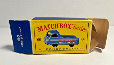 Matchbox Lesney Moko Morris J2 Pickup No. 60 Empty ORIGINAL Box