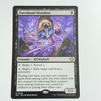 Dawnhand Dissident 98 R Lorwyn Eclipsed Magic the Gathering MTG NM