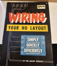 Vtg 1958 ATLAS Wiring Your HO Train Layout Book Vintage By Mallery