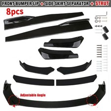 For Toyota Camry Se Xse Car Sedan Front Bumper Lip Splitter Spoiler Side Skirt