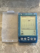 Vtg Visor Handspring Handheld Wireless LCD Display Battery Palm Pilot OS PDA Blu