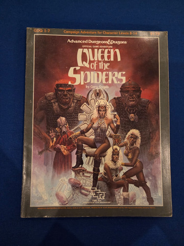Queen of the Spiders with Booklet Adventure Module - AD&D 9179