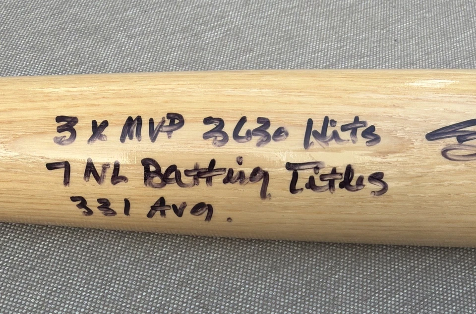 Murciélago Rawlings autografiado por Stan Musial con múltiples inscripciones-Holograma PSA/DNA Foto 3 de 4