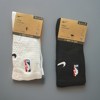 #ad Nike NBA Unicorn Cushioned Socks Elite Basketball Socks Size L Full Length $24.99