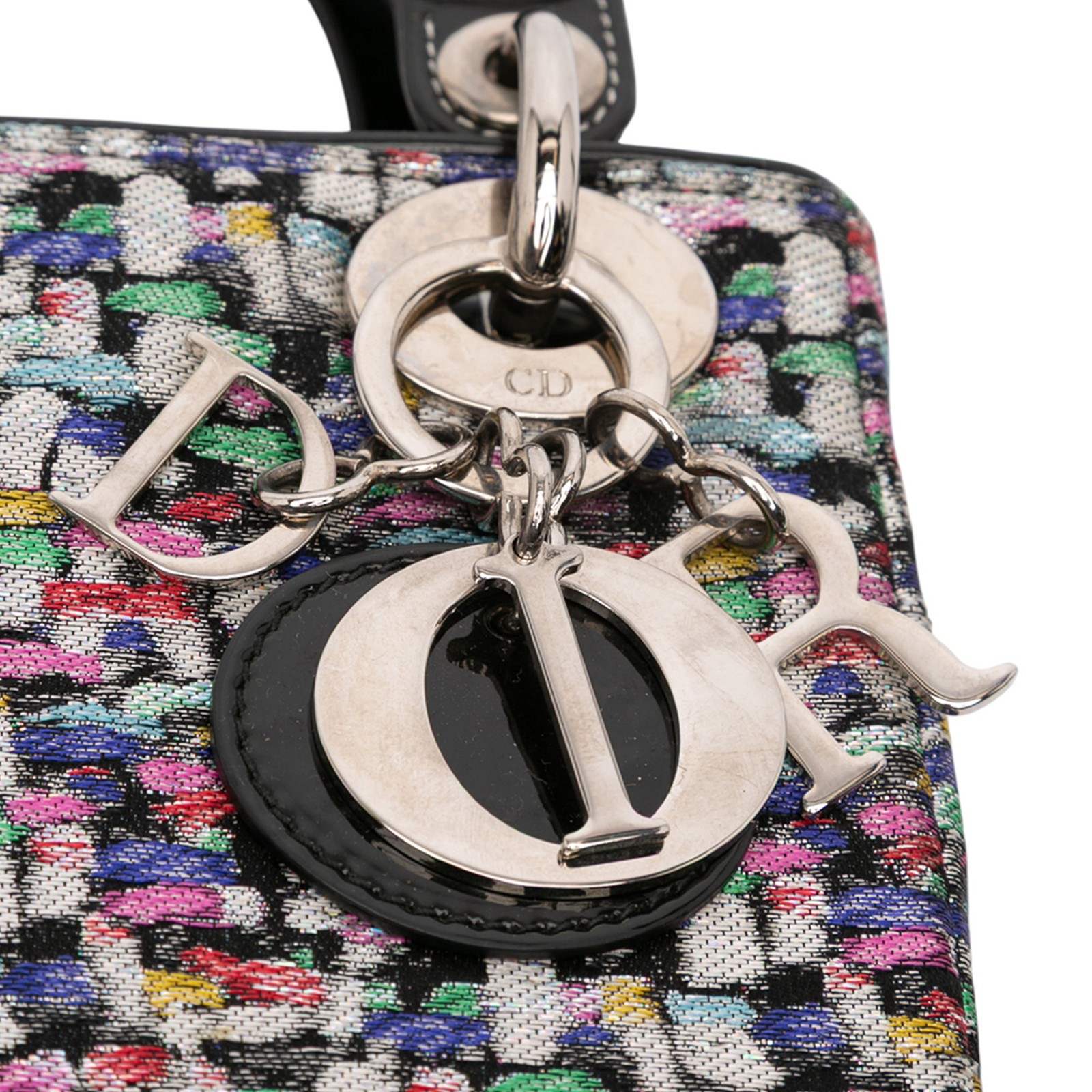 Authenticated Dior Mini Multicolor Metallic and P… - image 9