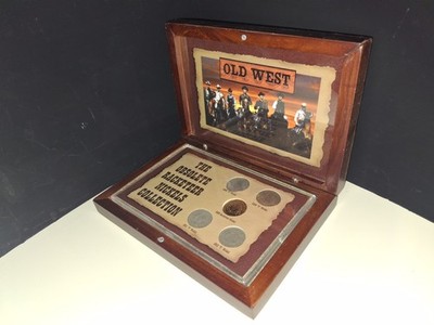 OLD WEST 5 coin set - The Obsolete Racketeer Nickel Collection with Box ...