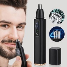 Ear and Nose Hair Trimmer with LED indicator USB Rechargeable Water Resistant