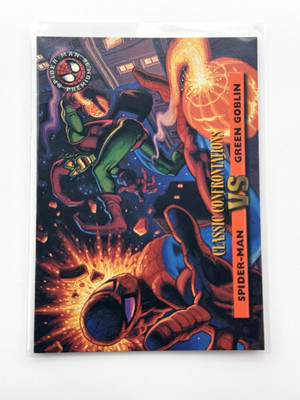 1996 Spider-man Premium Classic Confrontations: Spider-man vs Green Goblin #40