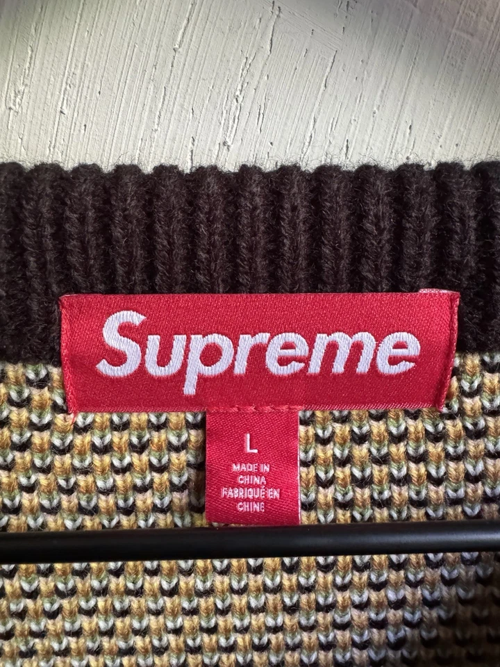 Suéter Supreme All Dogs Go To Heaven Negro FW25 Talla Grande NUEVO SE ENVÍA EL MISMO DÍA Foto 4 de 4