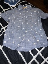 Cat  Jack M 8/10 Button Up Shirt Blouse Top