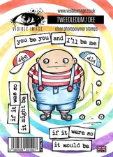 Visible Image Clear Stamps VIS-TWD-01 Tweedledum / Tweedledee