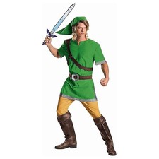 Zelda Link Adult Costume - Officially Licensed Nintendo Dress Up Outfit Medium