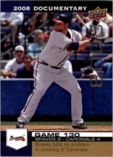 2008 Upper Deck Documentary Gold #3819 Brian McCann - BB