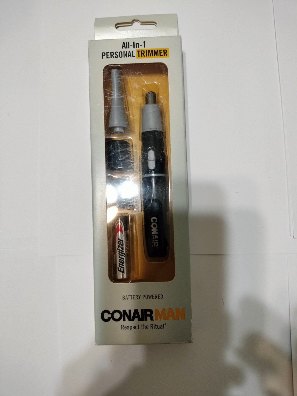 CONAIR MAN PERSONAL TRIMMER BATTERY POWERED NEW SEALED BOX P