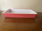 Vintage Pyrex Pink Flamingo Rectangle Lasagna Casserole Baking Dish #232 2 Qt.