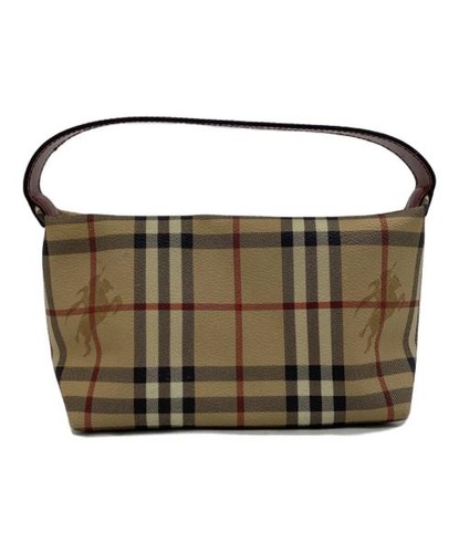 BURBERRY                    Handbags Beige x Red