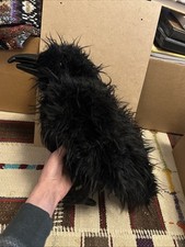 Folkmanis Large Raven Black Crow Hand Puppet Plush 16" Stuffed Animal