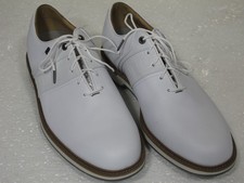 Footjoy DryJoys Premiere Series Ortholite Golf Shoes 10M White Pebble Croc