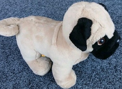 Build a Bear - Pug Dog 15  - Plush Retired Stuffed Animal Puppy 2013 w/o Collar
