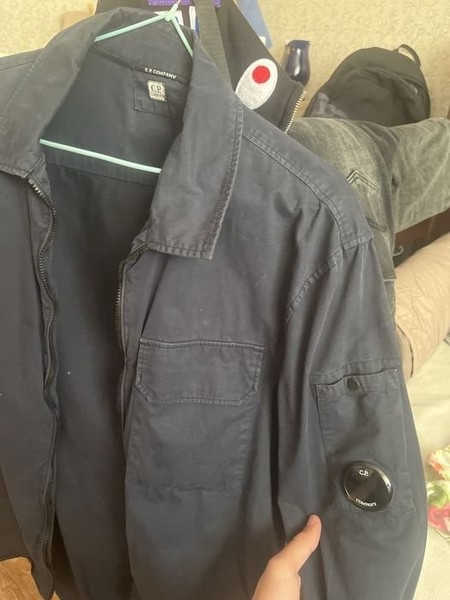 Men C.P. Company Shirt Navy 38