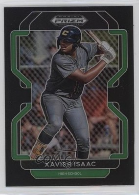 2022 Panini Prizm Draft Picks Black Prizm Xavier Isaac #PDP29 03j5