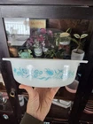 Vintage 1960's Pyrex Blue Meadow Promo 1.5 Quart Casserole Dish #043